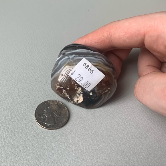 Crystal Agate Enhydro - Picture 2 of 2